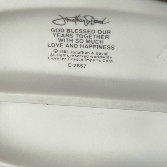 Vintage Precious Moments God Blessed Our Years Together with Love 25th 1983 - Picture 9 of 9